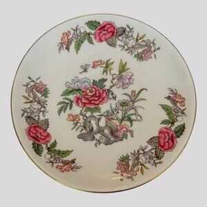Wedgwood Cathay W4053 Bone China Serving Plate 5 7/8" Floral Gold Trim